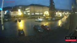 Střed obce Rokytnice nad Jizerou