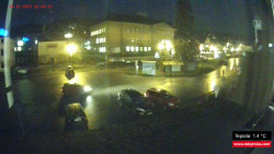 Střed obce Rokytnice nad Jizerou