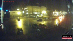 Střed obce Rokytnice nad Jizerou