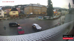 Střed obce Rokytnice nad Jizerou