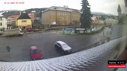 Střed obce Rokytnice nad Jizerou