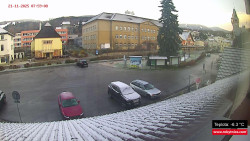 Střed obce Rokytnice nad Jizerou