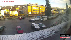 Střed obce Rokytnice nad Jizerou