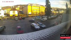 Střed obce Rokytnice nad Jizerou