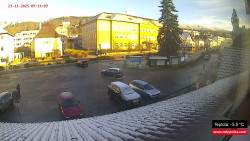 Střed obce Rokytnice nad Jizerou