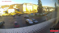 Střed obce Rokytnice nad Jizerou