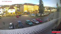 Střed obce Rokytnice nad Jizerou