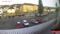 Střed obce Rokytnice nad Jizerou