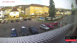 Střed obce Rokytnice nad Jizerou