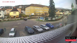 Střed obce Rokytnice nad Jizerou