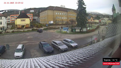 Střed obce Rokytnice nad Jizerou