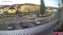 Střed obce Rokytnice nad Jizerou