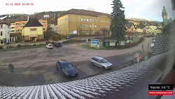 Střed obce Rokytnice nad Jizerou