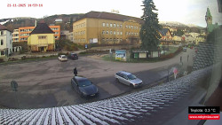 Střed obce Rokytnice nad Jizerou