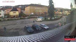 Střed obce Rokytnice nad Jizerou