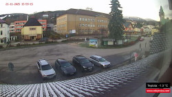 Střed obce Rokytnice nad Jizerou