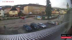 Střed obce Rokytnice nad Jizerou