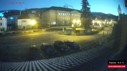 Střed obce Rokytnice nad Jizerou