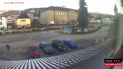 Střed obce Rokytnice nad Jizerou