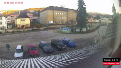 Střed obce Rokytnice nad Jizerou