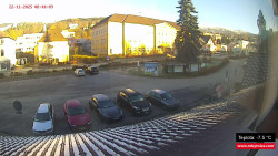 Střed obce Rokytnice nad Jizerou