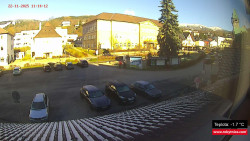 Střed obce Rokytnice nad Jizerou