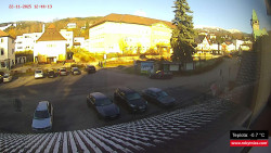 Střed obce Rokytnice nad Jizerou