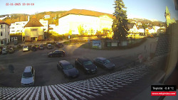 Střed obce Rokytnice nad Jizerou