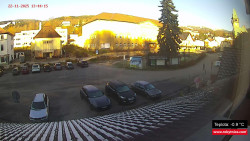 Střed obce Rokytnice nad Jizerou