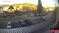 Střed obce Rokytnice nad Jizerou