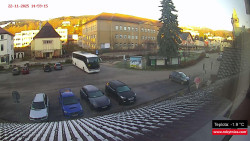 Střed obce Rokytnice nad Jizerou