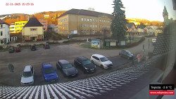 Střed obce Rokytnice nad Jizerou