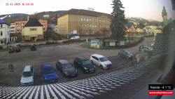 Střed obce Rokytnice nad Jizerou