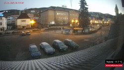 Střed obce Rokytnice nad Jizerou