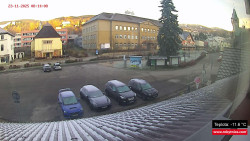 Střed obce Rokytnice nad Jizerou