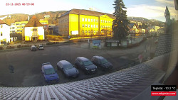 Střed obce Rokytnice nad Jizerou