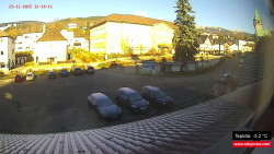 Střed obce Rokytnice nad Jizerou