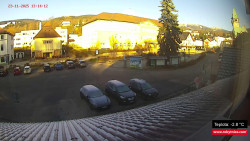 Střed obce Rokytnice nad Jizerou