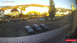 Střed obce Rokytnice nad Jizerou