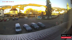 Střed obce Rokytnice nad Jizerou