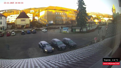 Střed obce Rokytnice nad Jizerou