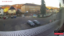 Střed obce Rokytnice nad Jizerou