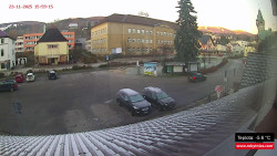 Střed obce Rokytnice nad Jizerou