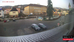 Střed obce Rokytnice nad Jizerou