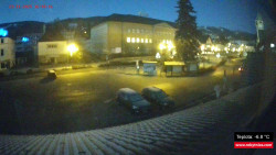 Střed obce Rokytnice nad Jizerou