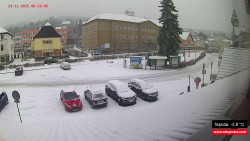 Střed obce Rokytnice nad Jizerou