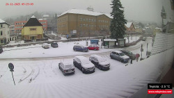 Střed obce Rokytnice nad Jizerou