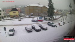 Střed obce Rokytnice nad Jizerou