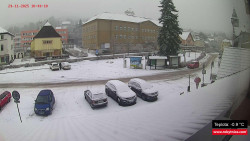 Střed obce Rokytnice nad Jizerou