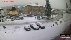 Střed obce Rokytnice nad Jizerou